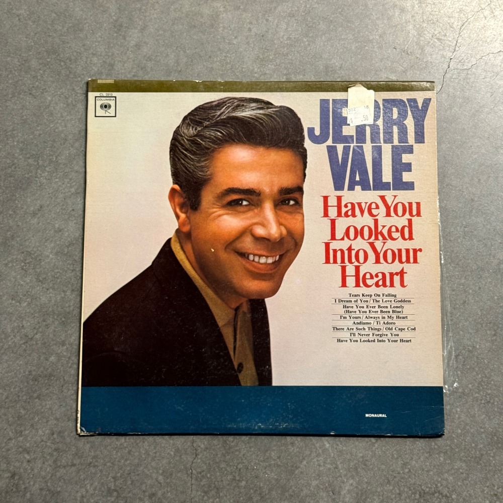 Jerry Vale Have You Looked Into Your Heart Vinyl LP Mono Columbia CL 2313 1964